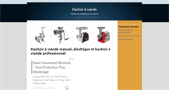 Desktop Screenshot of hachoiraviande.net